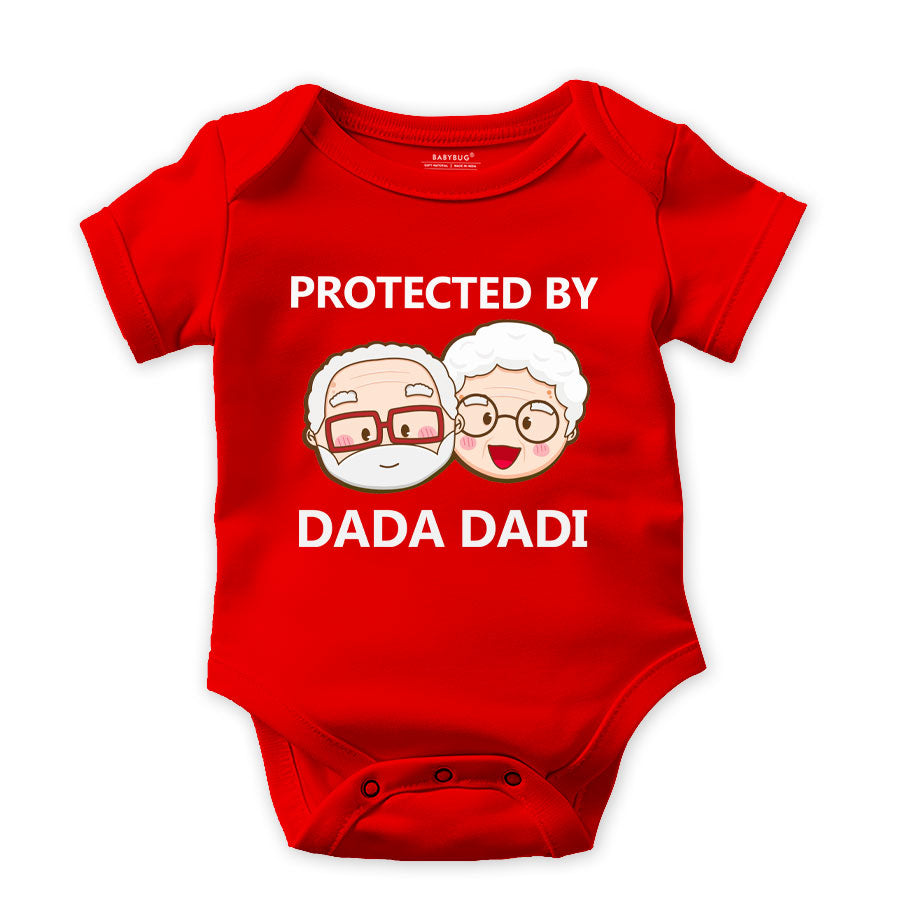 Mom, Dad, and Dada Dadi Combo Pack of 3 Rompers