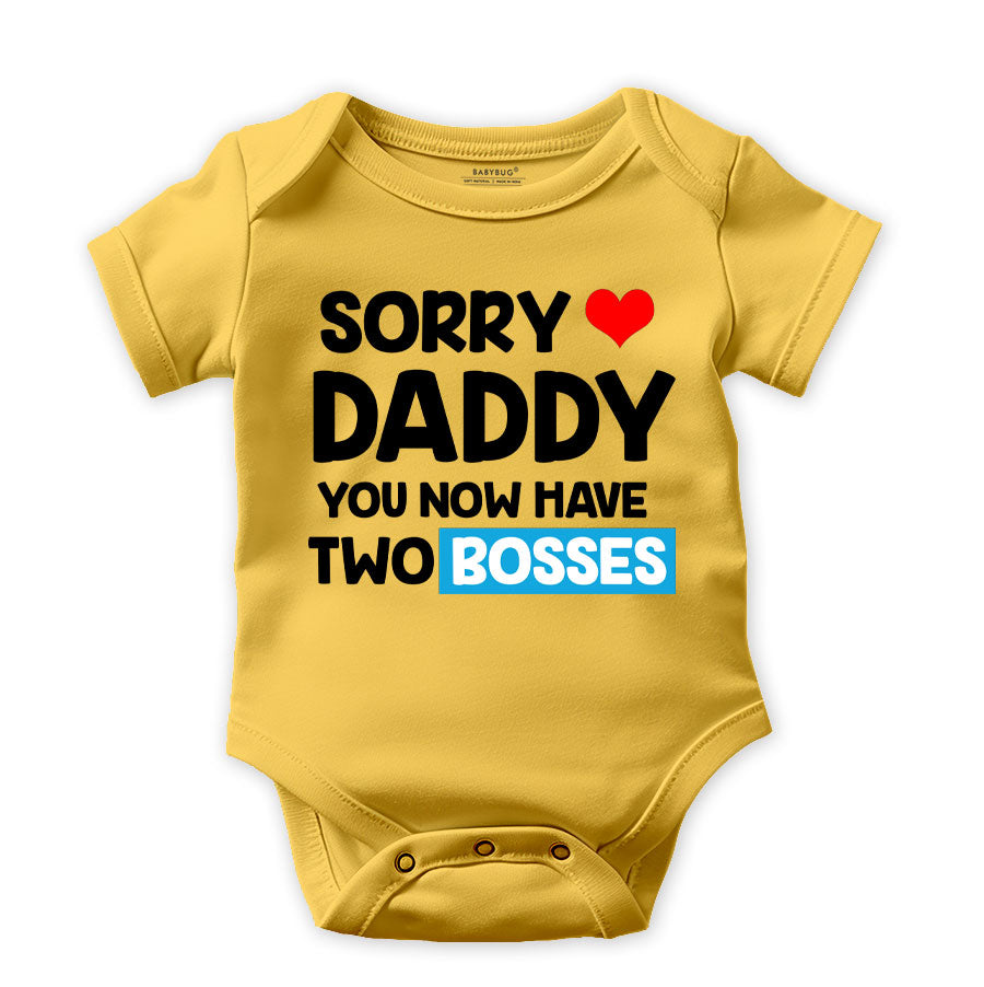 Mom, Dad, and Dada Dadi Combo Pack of 3 Rompers