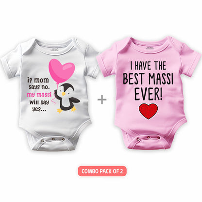 Best Massi Ever Combo Pack Of 2 Rompers