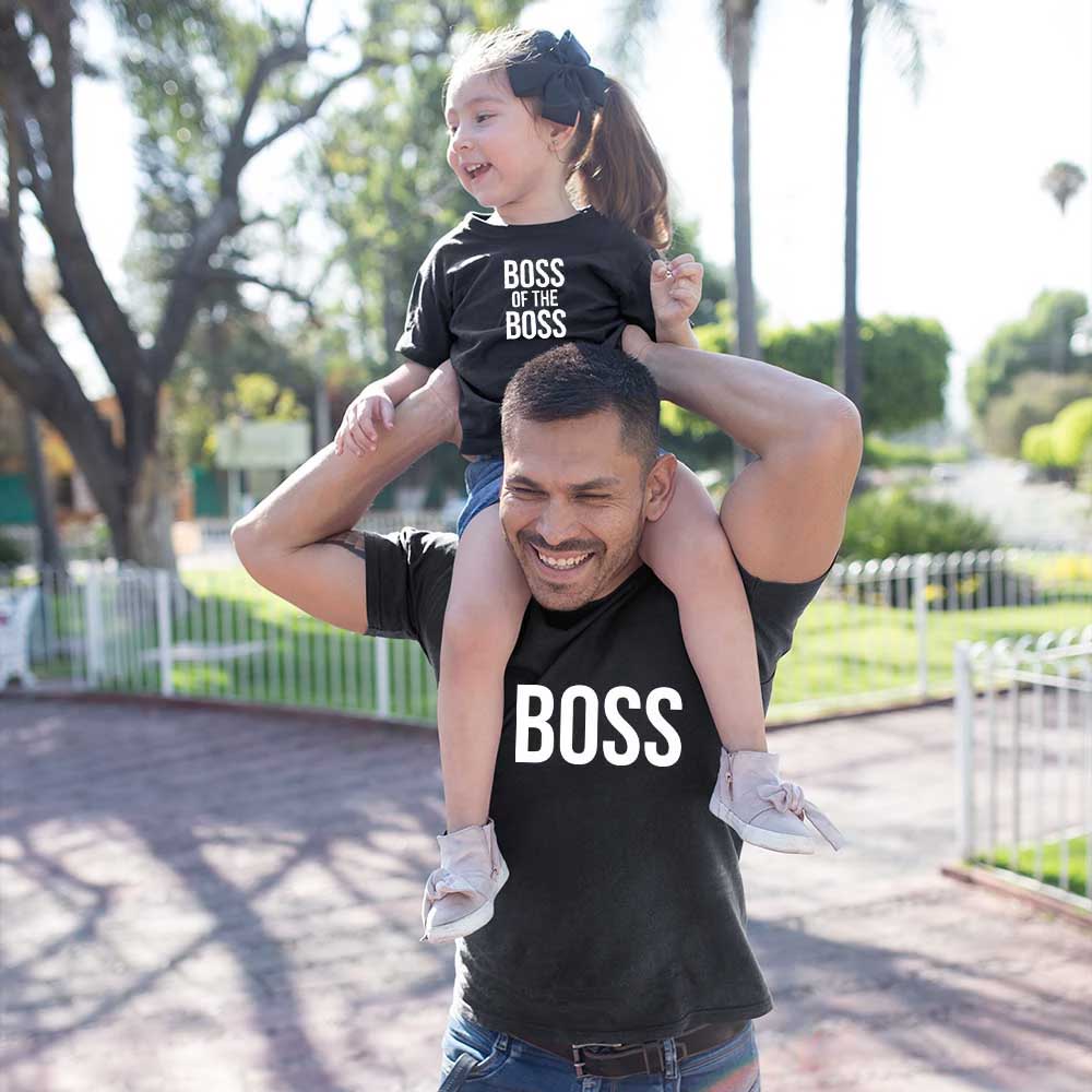 Boss & Boss of the Boss Matching T-shirts