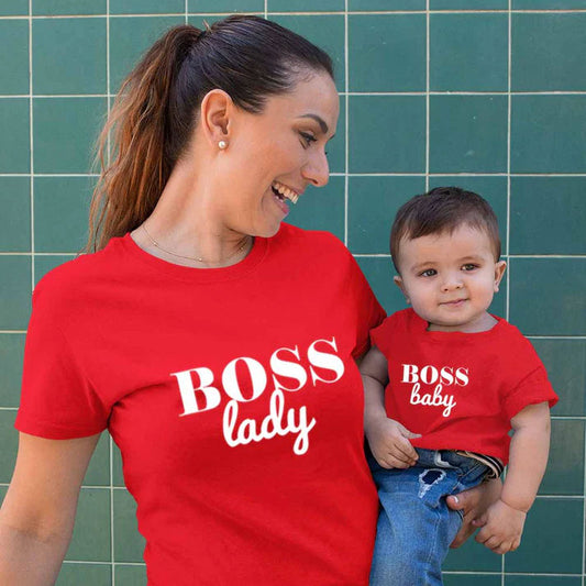 Boss Lady & Boss Baby Matching T-shirts