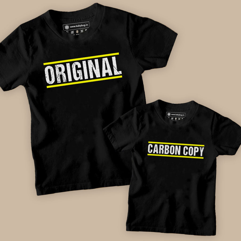 Original & Carbon Copy - Matching T-shirt Set