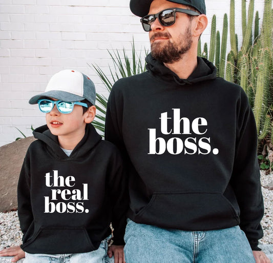 The Boss and The Real Boss - Hoodies Combo