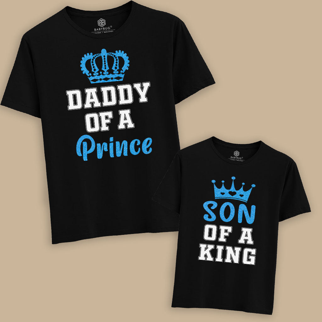 Father Of a Prince & Son Of A King Matching Set – Babybug