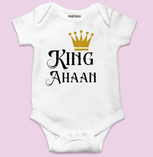 Personalized King Name Romper