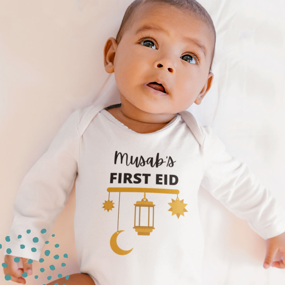 Baby Romper || First Eid || Personalized